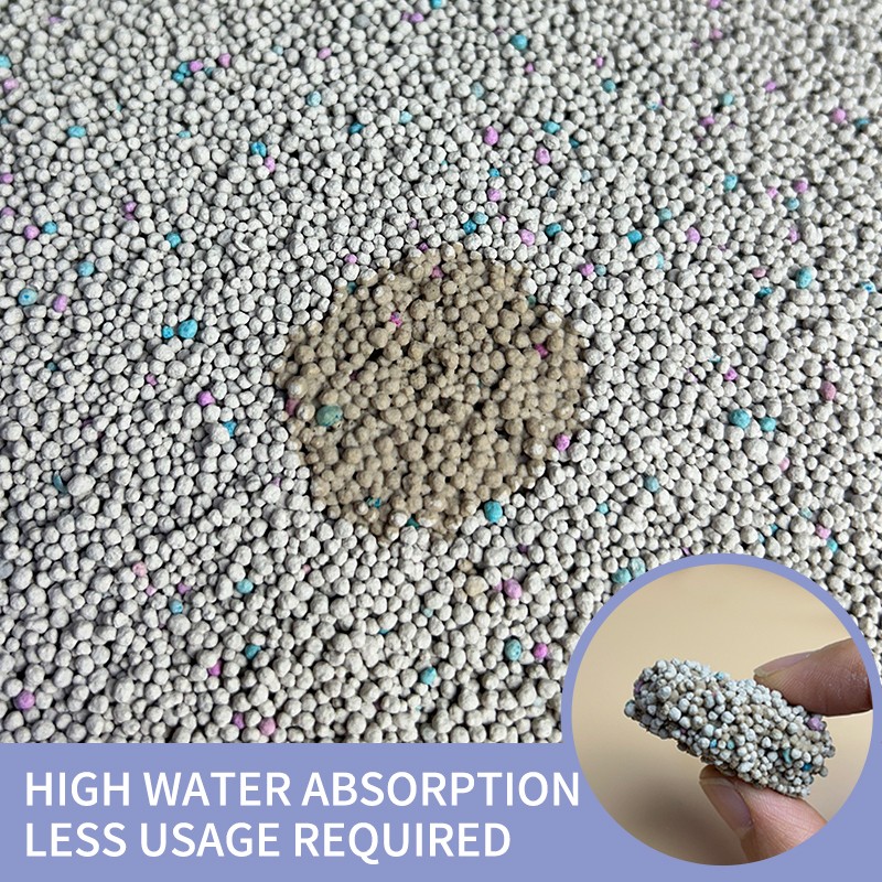 Cat Litter Supplier - OEM High Absorption Dust-Free Clumping Ball Shape