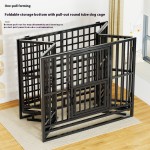 狗笼源头工厂-批发大中号折叠轮子塑料托盘