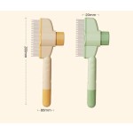 宠物梳源头工厂-大号防溅不锈钢针梳防震密集