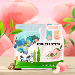 猫砂生产厂家-厂家价桃香可冲快速结团