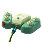 狗喷水玩具源头工厂-户外可调塑料花园玩具喷水孔