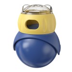 Cat Puzzle Toy Supplier - Owl-Shaped Unfalling Leaky Ball Snack Filling