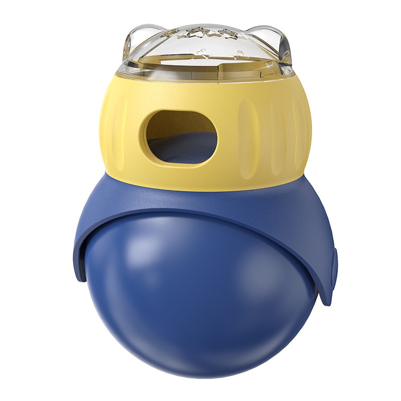 Cat Puzzle Toy Supplier - Owl-Shaped Unfalling Leaky Ball Snack Filling