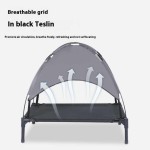 户外狗床供应商-重型防水顶棚高架折叠