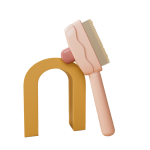 宠物梳源头工厂-大号防溅不锈钢针梳防震密集