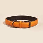 Dog Collar Factory - Real Cow Leather Waterproof Neoprene