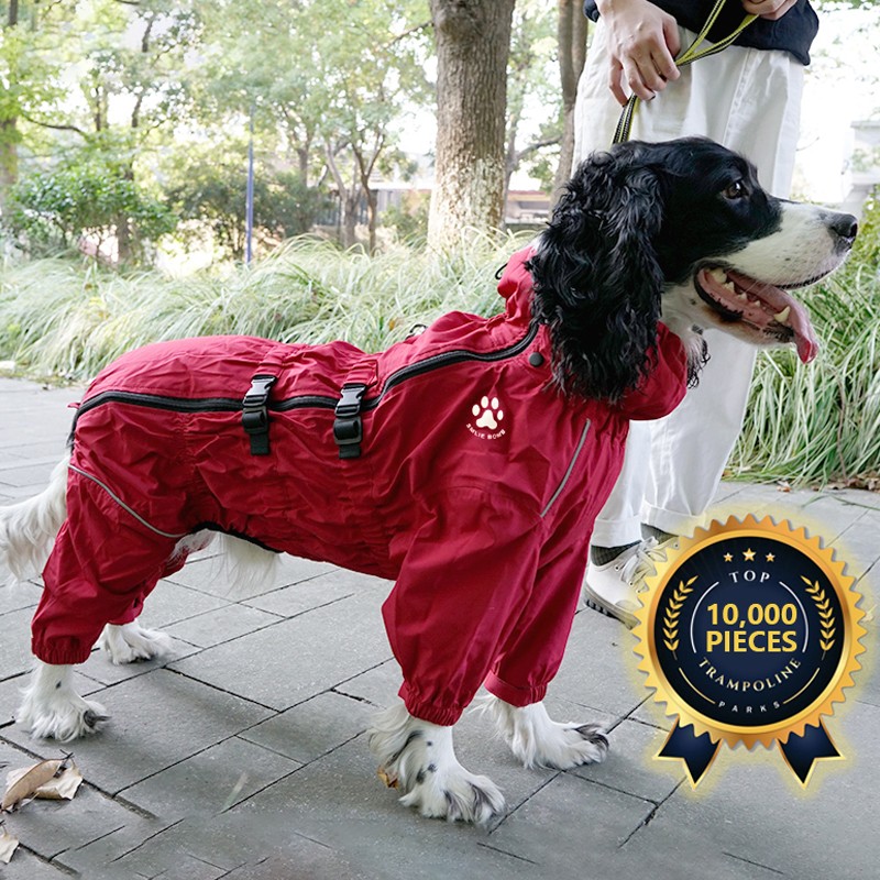 Pet Raincoat Factory - SMILE BOMB Luxury Simple Four-Legged