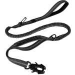 Dog Leash Factory - Reflective Nylon Bungee Rope Metal Clip