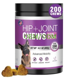 Pet Glucosamine Supplier - 200-Count Chewable Tablets Mobility