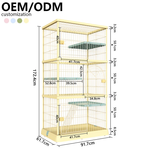 Cat Cage Manufacturer - Extra Wide Pedal Three Layers DIY