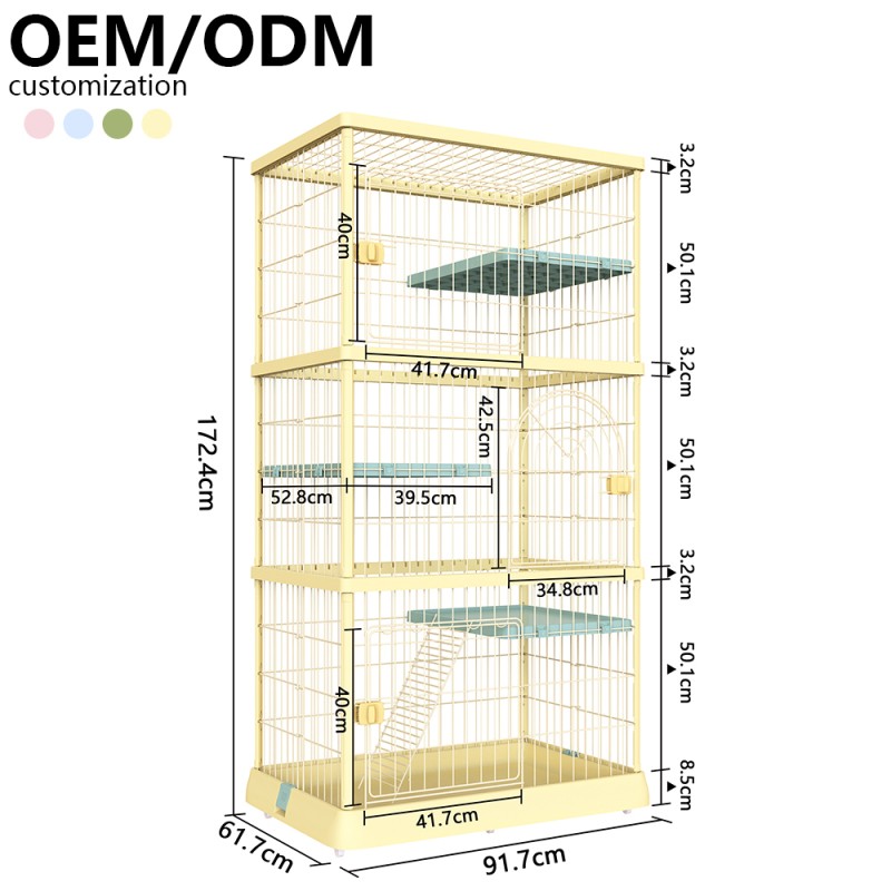 Cat Cage Manufacturer - Extra Wide Pedal Three Layers DIY