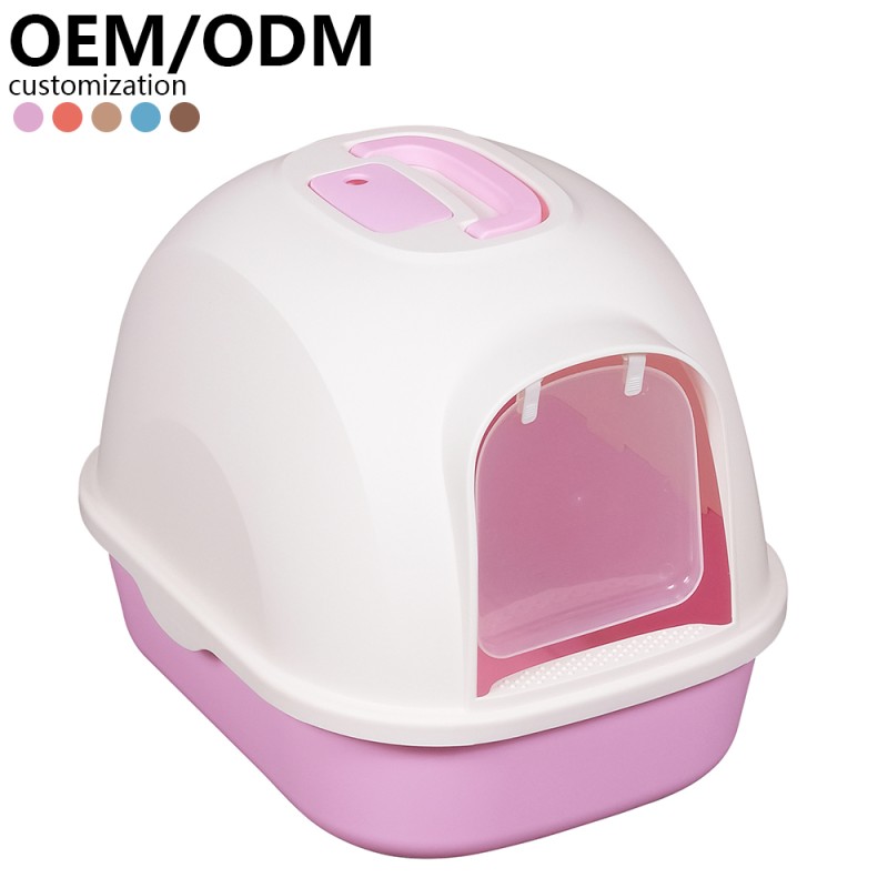 Cat Litter Box Supplier - PP Fully Enclosed Anti-Odour Portable