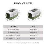 Pet Carrier Cage Factory - ABS Breathable Skylight Portable