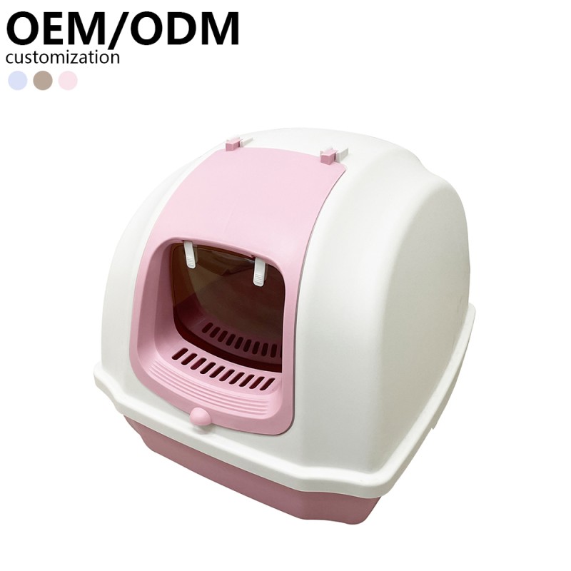 Cat Litter Toilet Factory - Large Capacity Mesh Pedal Flip Top