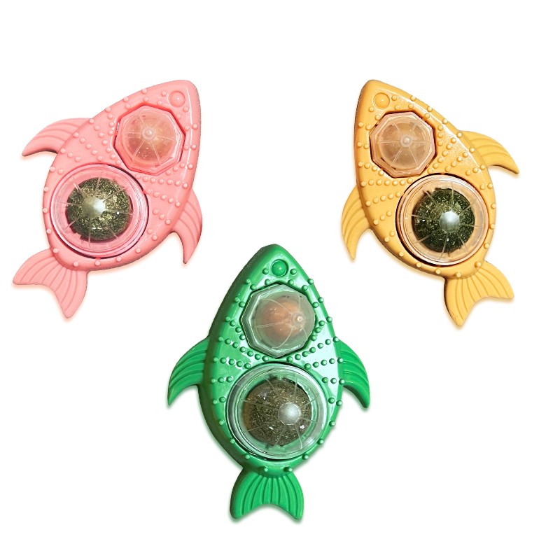 Cat Toy Manufacturer - Fish Shape Wall Mounted Rotatable