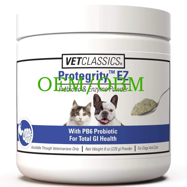 Probiotic Supplement Factory - Digestive Support Powder Bottles