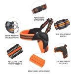 Dog Harness Set Supplier - Adjustable Waterproof PU Leather