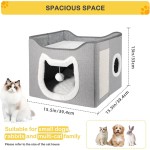Cat House Supplier - Indoor Foldable Fluffy Ball Scratch
