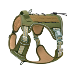 Dog Harness Manufacturer - Custom Logo Nylon Tactical Easy