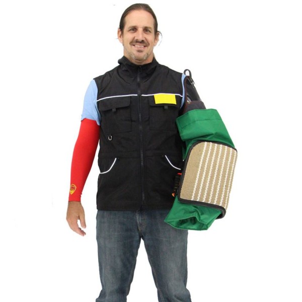 Dog Training Sleeves Supplier - Removable Green Jute Bite Targets