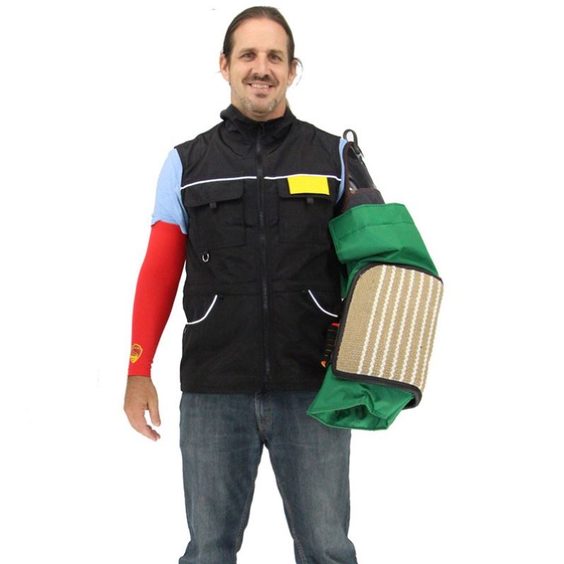 Dog Training Sleeves Supplier - Removable Green Jute Bite Targets