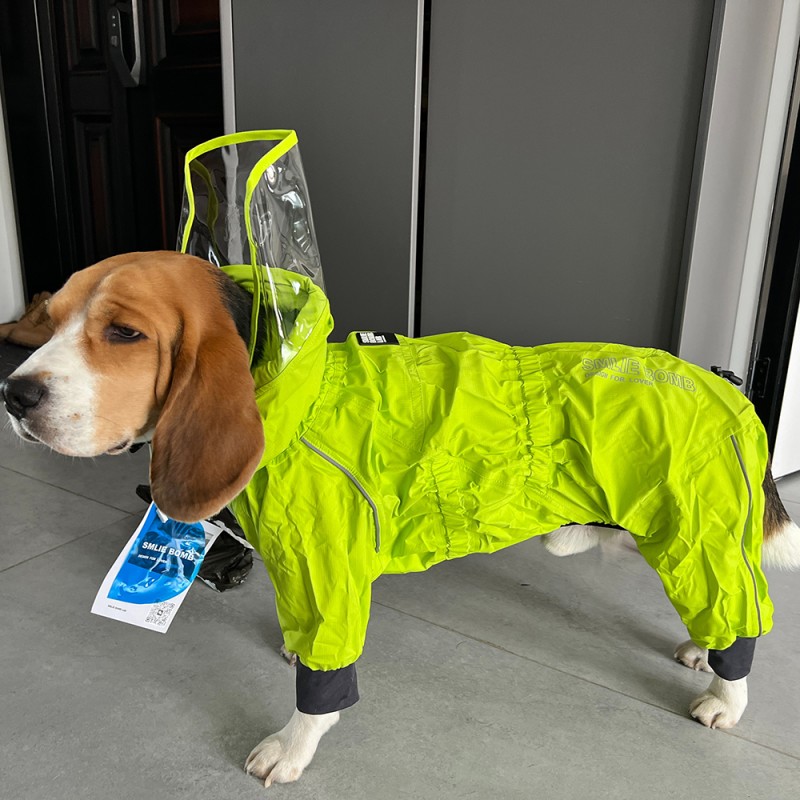 Pet Raincoat Factory - Luxury Simple Waterproof Fully Embossed