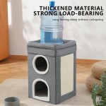 Cat Hutch Factory - Thickened Linen Semi-Closed Collapsible