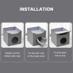 Cat Bed Factory - Dual-Layer Solid Pattern Foldable Storage