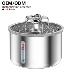 Pet Water Feeder Supplier - Stainless Steel Circulating Mute