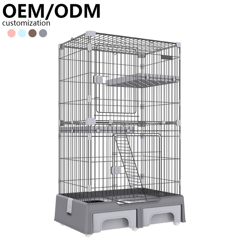 Cat Cage Factory - Large Multifunctional Double-Layer Detachable