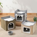 Cat Bed Manufacturer - Linen Durable Oxford Square Foldable