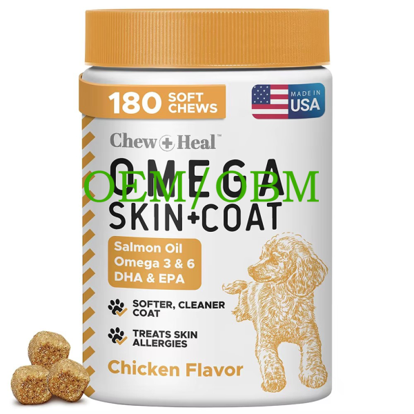 Dog Soft Chew Supplier - Fish Oil Health Care Bottles