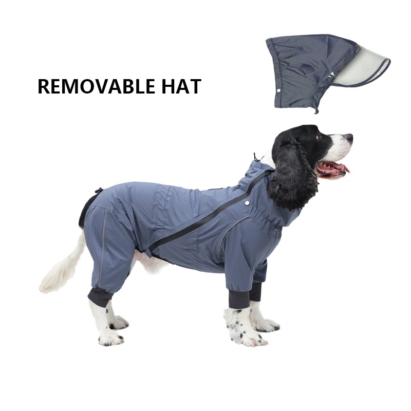 Dog Raincoat Supplier - New Version Lightweight Four-Legged