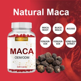 Black Maca Gummies Supplier - Hot Selling Strong Energy Enlargement Herbal Organic Enhancement