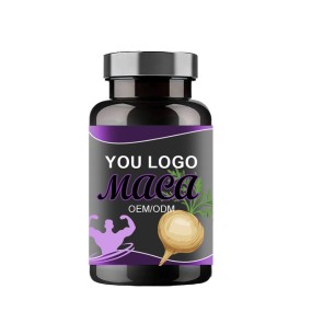 Maca Capsules Supplier - OEM ODM Energy Boost Organic Black Extract Nutritional