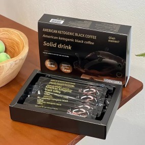 Solid Beverage Supplier - Natural Diet Instant Keto Black Coffee Powder Weight Loss