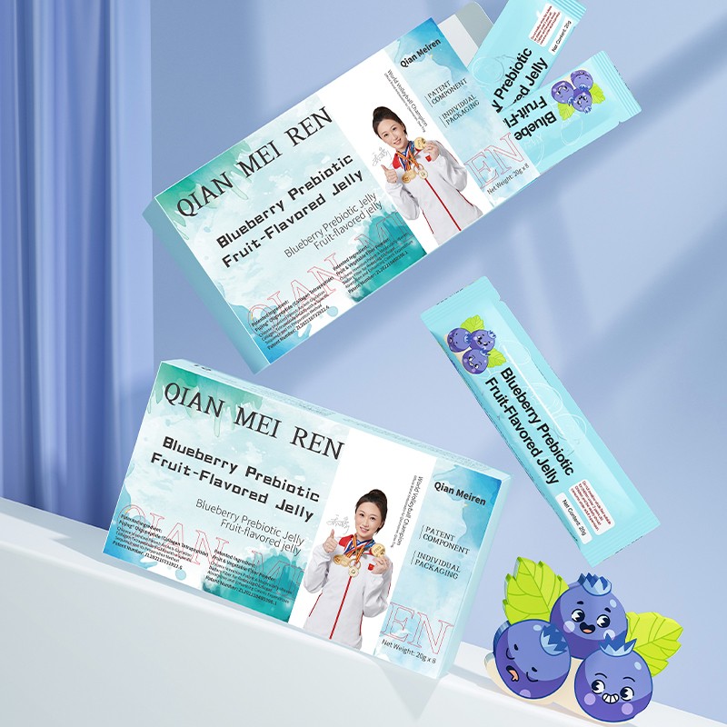 Probiotic Jelly Stick Manufacturer - Private Label Slimming Detox Blueberry Flavor Vegan