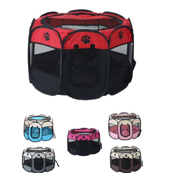 Pet Playpen Supplier - Oxford Cloth Foldable Collapsible Portable Cage