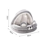 Cat Bed Factory - Semi-enclosed Winter Keeping Warm House with Toys