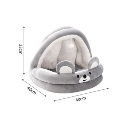 Cat Bed Factory - Semi-enclosed Winter Keeping Warm House with Toys
