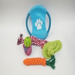 Dog Tug Toy Supplier - Rope Felt Interactive Bone Biting Aggressive Chewers