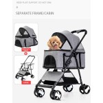 Pet Stroller Manufacturer - Folding Four-wheeled Easy Walk Travel Carrier