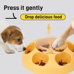 Slow Feeder Bowl Supplier - Round Press Leaky Food Feeder Snack Toy
