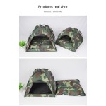 Pet Tent Factory - Camouflage Foldable Kennel Removable Washable Mat