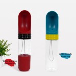 Pet Water Bottle Manufacturer - With Food Container Travel Bowl Portable