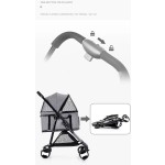 Pet Stroller Manufacturer - Folding Four-wheeled Easy Walk Travel Carrier