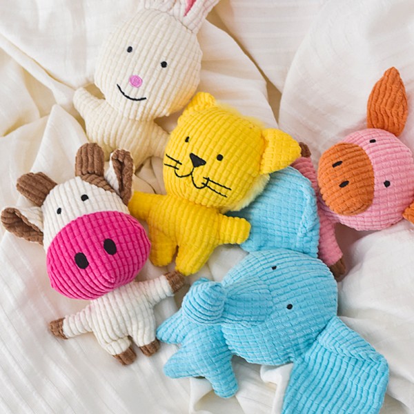 Plush Dog Toy Factory - Animal Shape Squeaky Chew Bite Resistant Toy