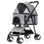 Pet Stroller Manufacturer - Folding Four-wheeled Easy Walk Travel Carrier