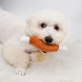 Dog Chew Toy Factory - Chicken Leg Plush Squeaker Toy Small Medium Dogs
