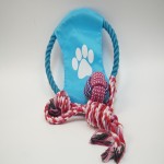 Dog Tug Toy Supplier - Rope Felt Interactive Bone Biting Aggressive Chewers